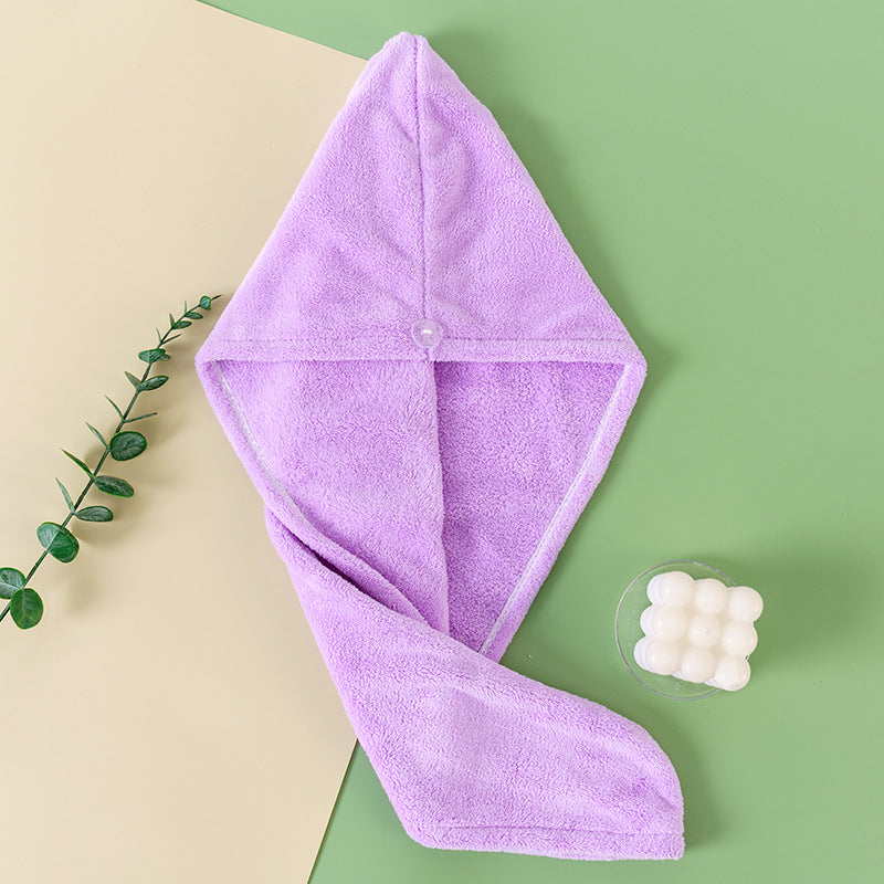 Coral Fleece Quick-Dry Hair Drying Cap