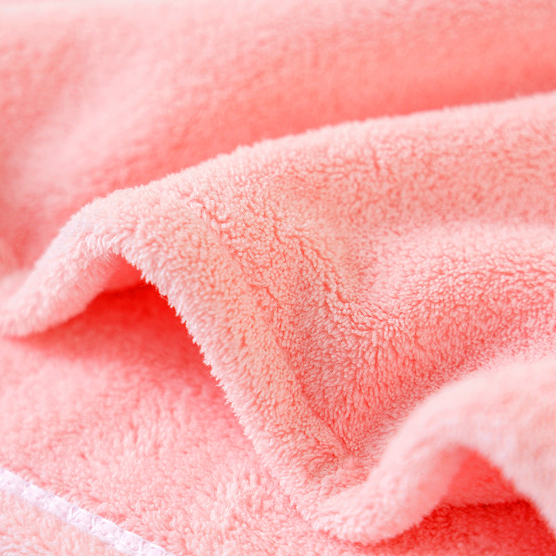 Coral Fleece Quick-Dry Hair Drying Cap