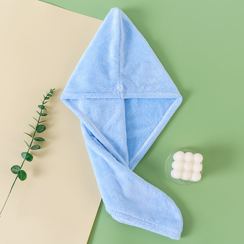 Coral Fleece Quick-Dry Hair Drying Cap